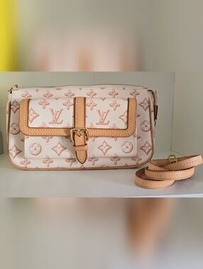 Louis Vuitton Pink Monogram Canvas Crossbody Bag